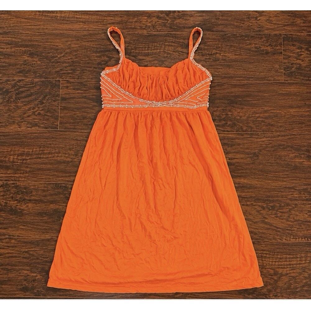 Victoria Secret Bra Top Dress Rushed Beaded Medium Y2K Babydoll